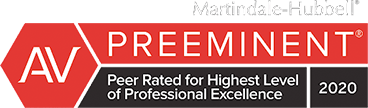 AV Preeminent® Rating from Martindale-Hubbell®